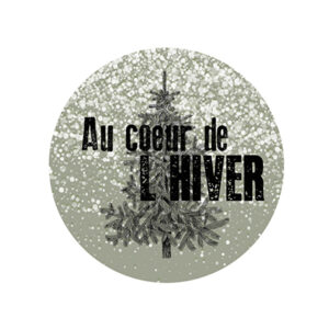Badge 25mm – Au coeur de l’hiver – Lot de 5
