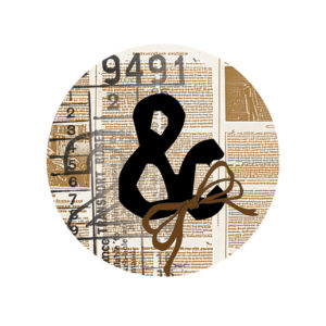 Badge 25mm – & – Collection Pages de Vie – Quiscrap – Lot de 5