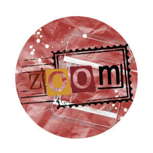 Badge 32mm – Zoom – Collection Pages de Vie – Quiscrap – Lot de 5