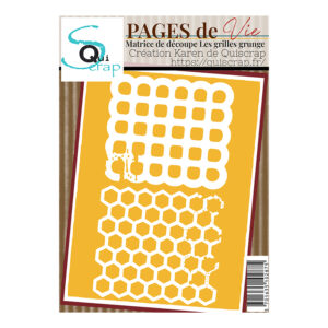 Matrice de découpe – Les grilles grunge – Collection Pages de Vie