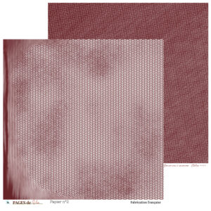 Papier n°2 – Collection Pages de Vie – Lot de 10