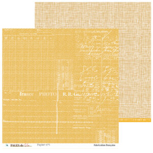 Papier n°4 – Collection Pages de Vie – Lot de 10