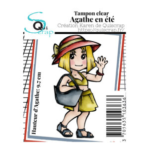 Tampons clear A7 – Agathe en été – Collection Douce France