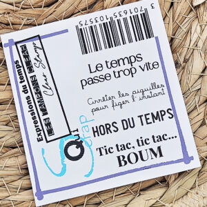 Tampons clear A8 – Expressions du temps