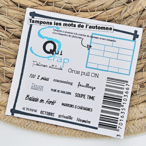Tampons clear A8 – Les mots de l&rsquo;automne