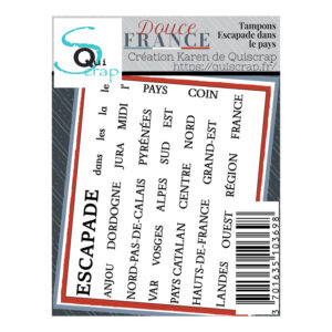 Tampons clear A7 – Escapade dans le pays – Collection Douce France