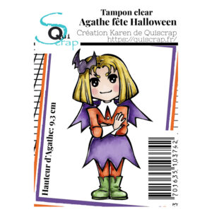 Tampons clear A7 – Agathe fête Halloween