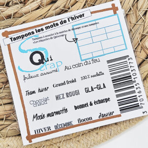 Tampons clear A8 – Les mots de l&rsquo;hiver